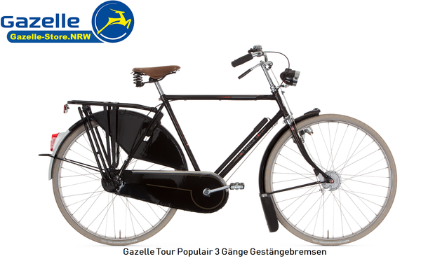 Gazelle Tour Populair T3 mit Gestänge-bremsen, 61cm
